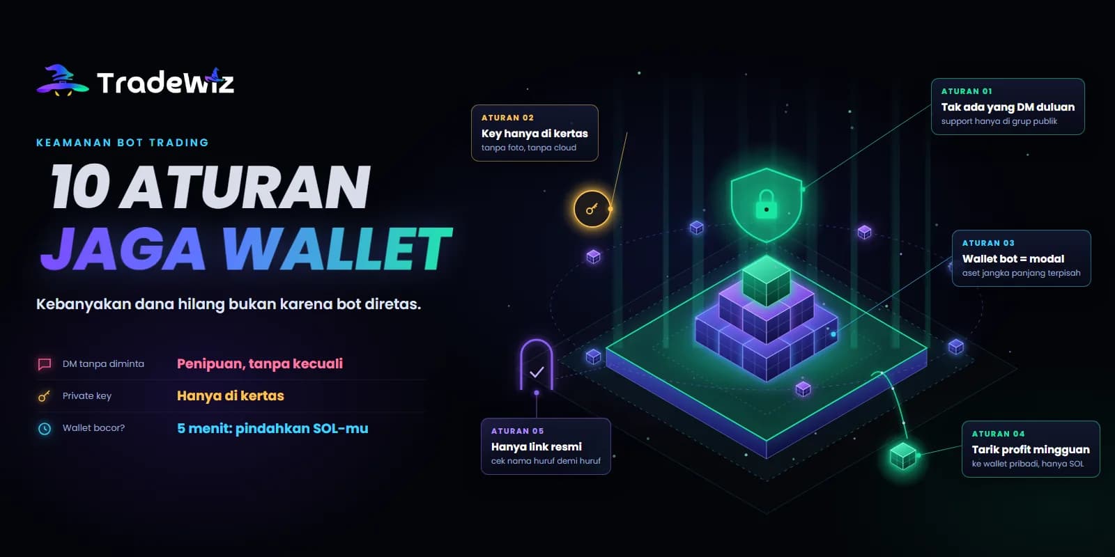 Amankah Trading Bot? 10 Aturan Menjaga Wallet Tetap Aman