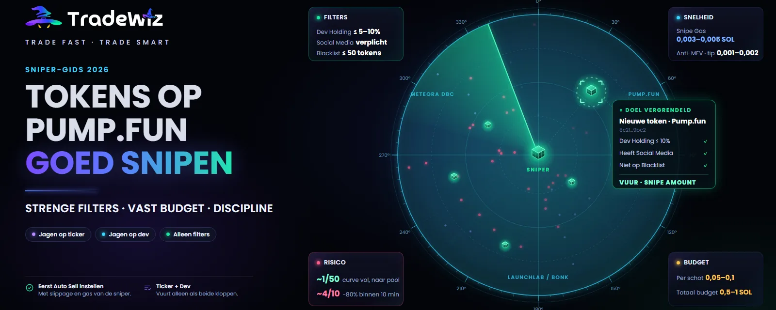 Nieuwe tokens snipen op Pump.fun: zo doe je het goed in 2026