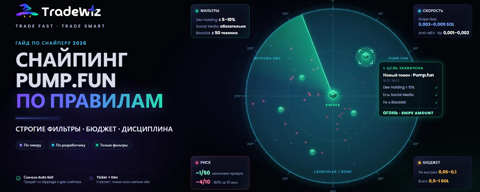 Снайпинг новых токенов на Pump.fun: как делать это правильно в 2026