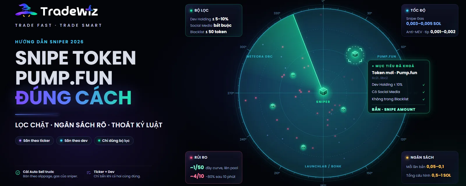 Snipe token mới trên Pump.fun: cách làm đúng năm 2026