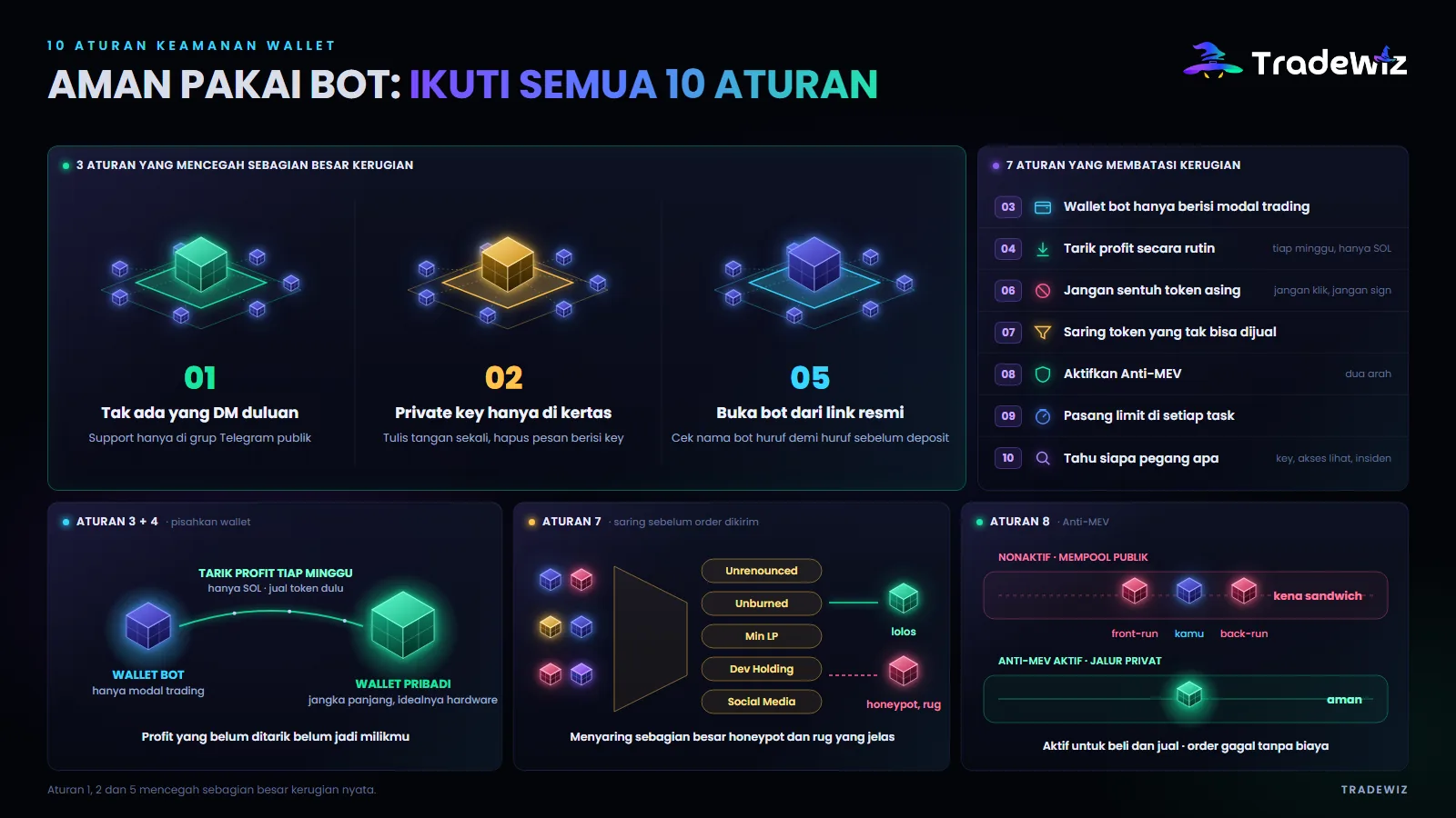 10 aturan menjaga wallet tetap aman